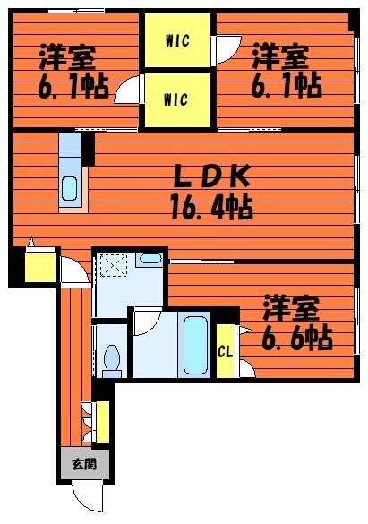 球場前駅 徒歩20分 1階の物件間取画像