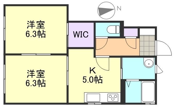 ファンカーサの物件間取画像