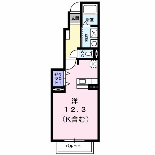 クラール大高Ａの物件間取画像