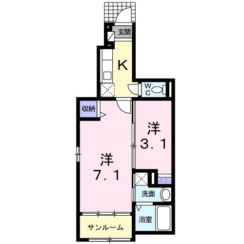 アミーコ　カーサの物件間取画像