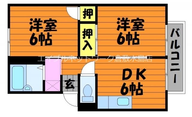 福井駅 徒歩11分 2階の物件間取画像