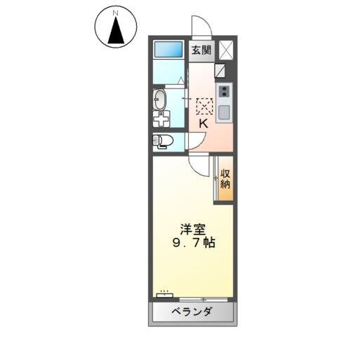 仮）シェルル南畝Ⅲの物件間取画像