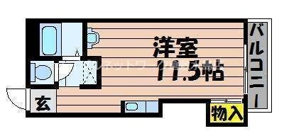 倉敷市駅 徒歩13分 3階の物件間取画像