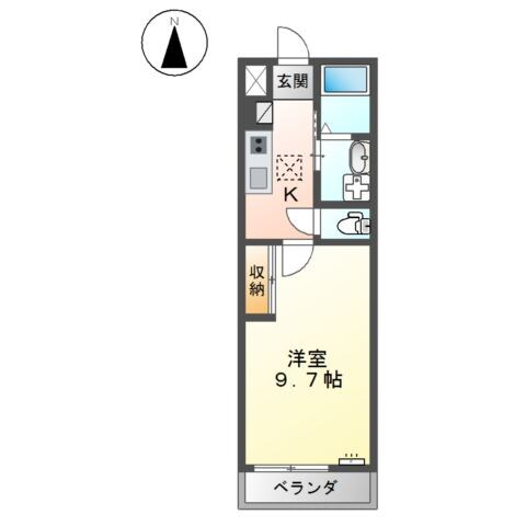 仮）シェルル南畝Ⅲの物件間取画像