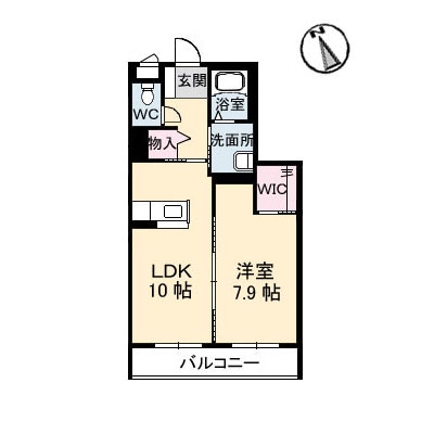 宇野駅 徒歩41分 3階の物件間取画像