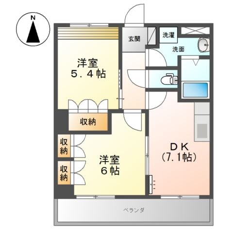 フレンズの物件間取画像