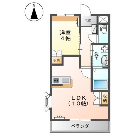 サニーホーム南畝の物件間取画像