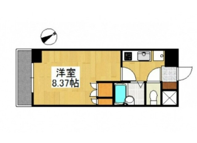 倉敷駅 徒歩12分 2階の物件間取画像