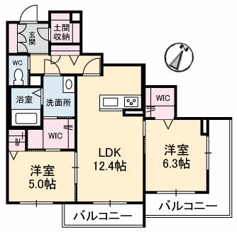 シャエムの物件間取画像