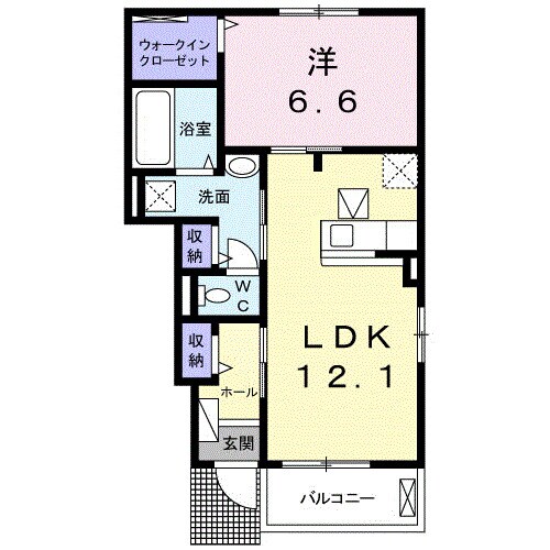 エレガンス　ケリー　Ⅱの物件間取画像