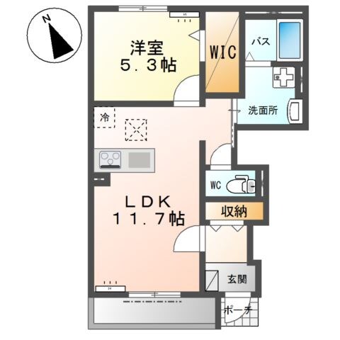 仮）ロココモダン片島の物件間取画像