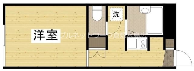 西阿知駅 徒歩24分 2階の物件間取画像