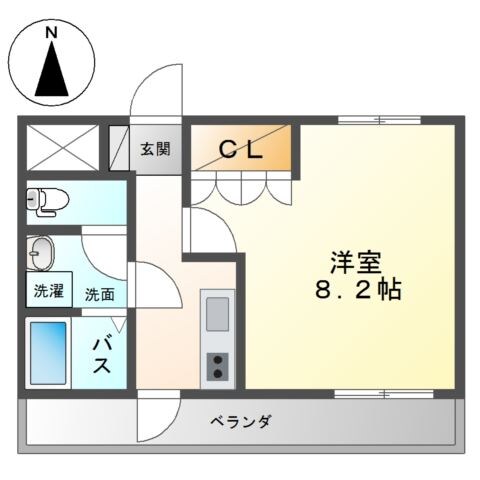 倉敷駅 バス12分  平田東下車：停歩5分 1階の物件間取画像