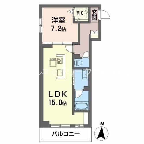 倉敷市駅 徒歩19分 2階の物件間取画像