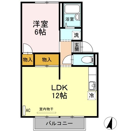 早島駅 徒歩19分 2階の物件間取画像