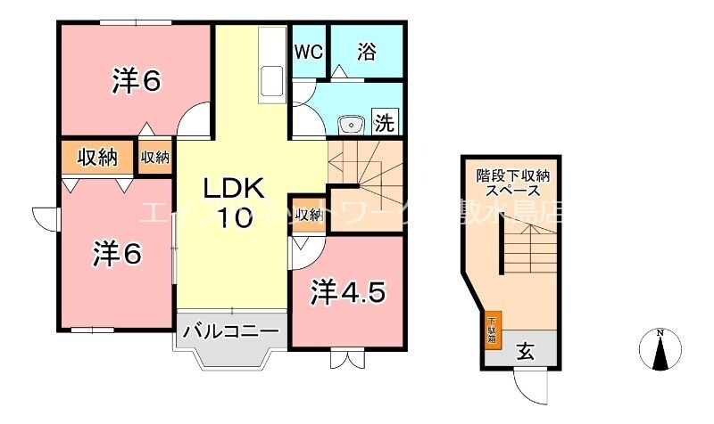 クールAの物件間取画像