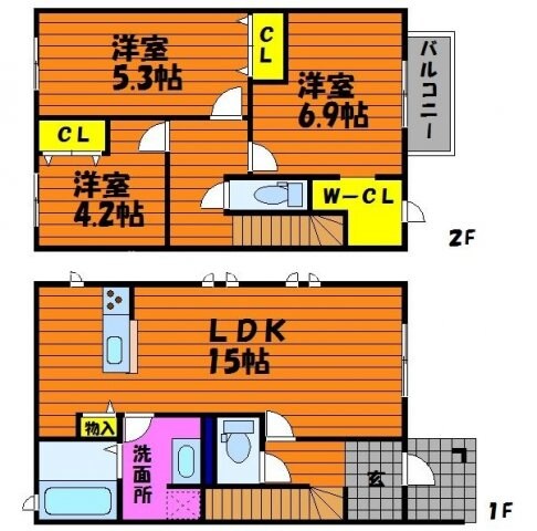 untrois.unの物件間取画像