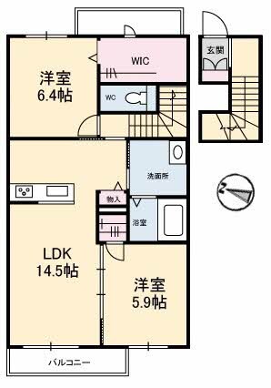 ぷらんどーるの物件間取画像