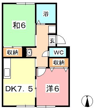 早島駅 徒歩33分 1階の物件間取画像