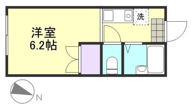 新倉敷駅 徒歩7分 1階の物件間取画像