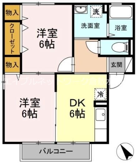 ミルキーウェイの物件間取画像