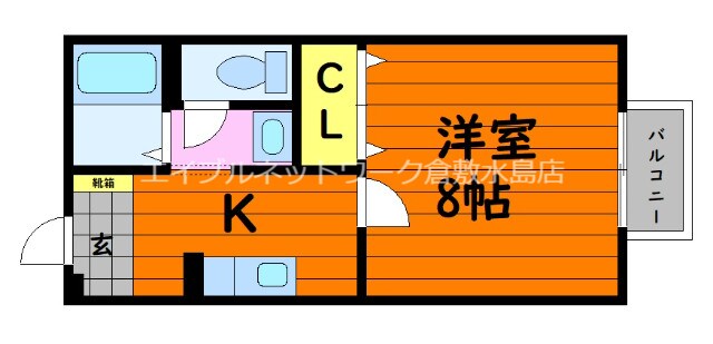 上の町駅 徒歩32分 2階の物件間取画像