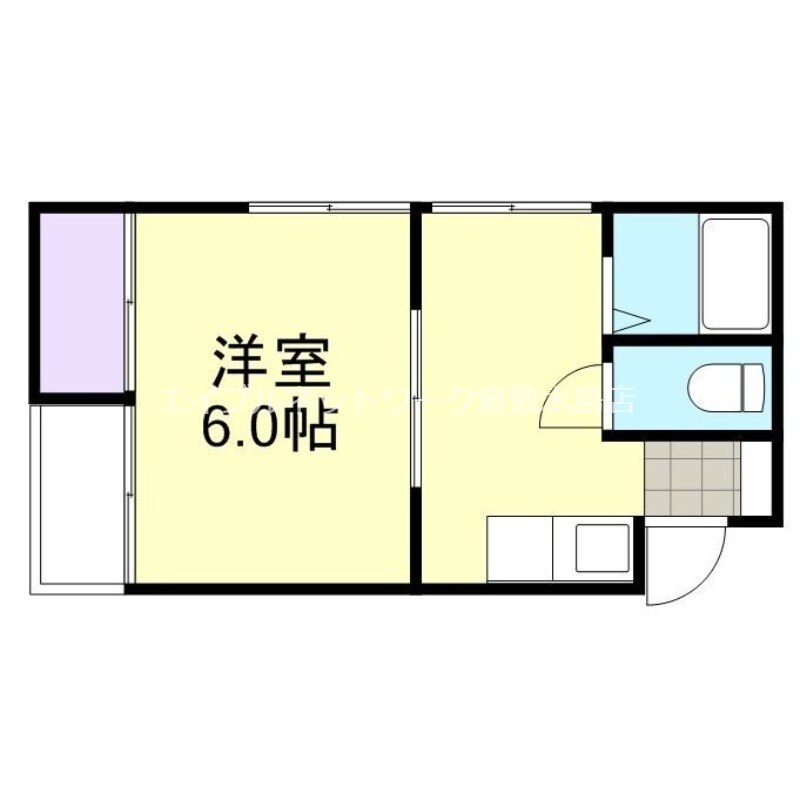 倉敷駅 徒歩36分 2階の物件間取画像