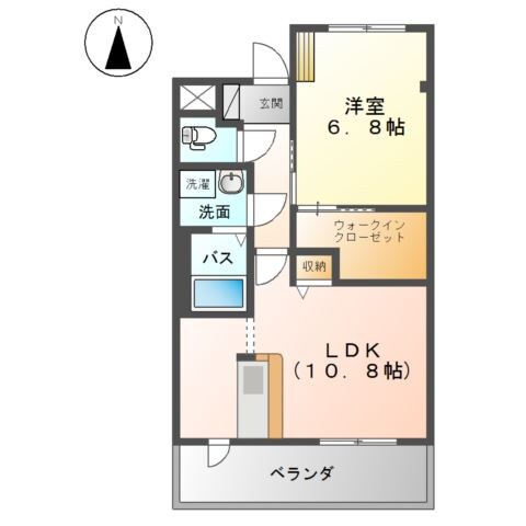 ヴァーティカル　シナモンの物件間取画像