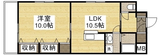 倉敷駅 徒歩16分 3階の物件間取画像
