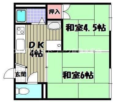 宇野駅 徒歩22分 1階の物件間取画像