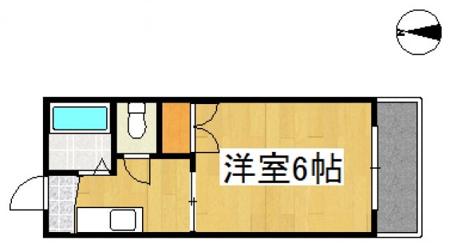 倉敷駅 徒歩13分 5階の物件間取画像