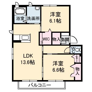 福井駅 徒歩19分 2階の物件間取画像