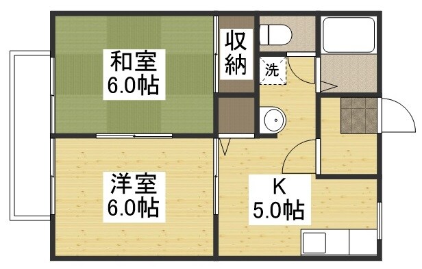 西富井駅 徒歩12分 2階の物件間取画像