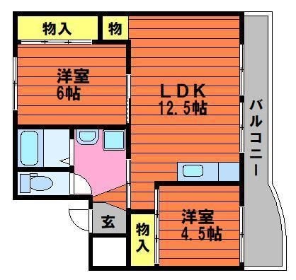 ＫＡＩ　ＴＥＲＲＡＣＥ　Ⅱの物件間取画像