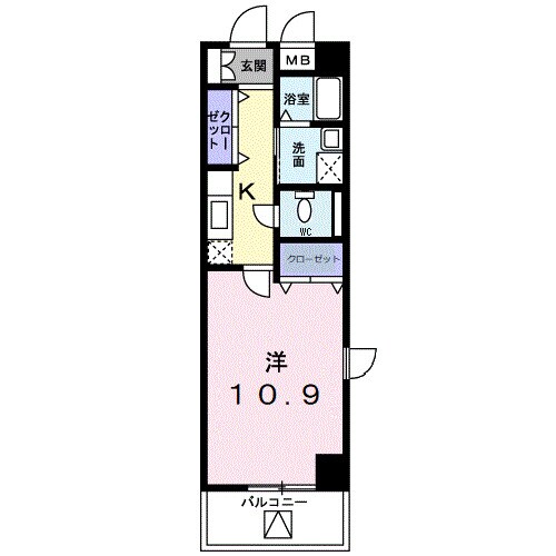 倉敷駅 バス17分  南高入口下車：停歩4分 3階の物件間取画像