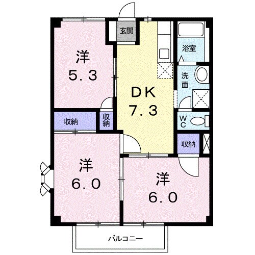 水島駅 徒歩11分 1階の物件間取画像