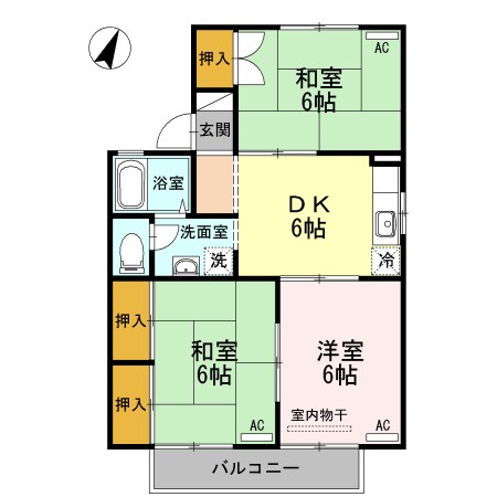 金光駅 徒歩62分 2階の物件間取画像