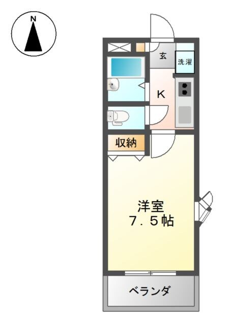 倉敷駅 徒歩13分 2階の物件間取画像