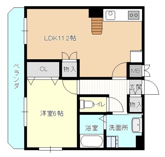パルテプエンテの物件間取画像