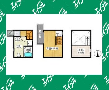 アースクエイク川間の物件間取画像