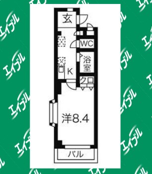 ハイツうみの物件間取画像