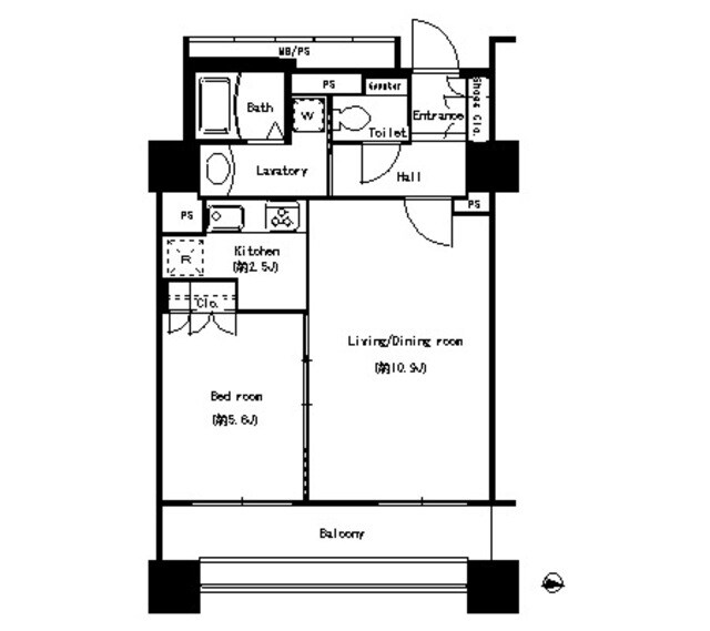 パークアクシス名駅南の物件間取画像
