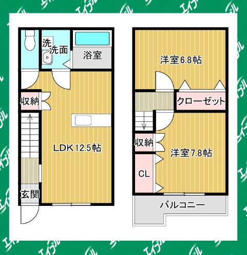 物件間取画像
