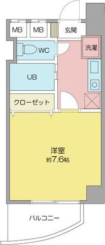 烏森駅 徒歩7分 1階の物件間取画像