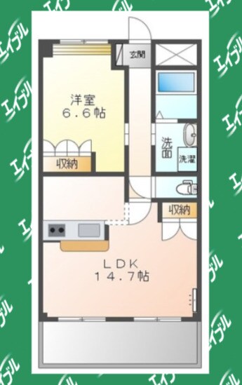 ブルーローズの物件間取画像