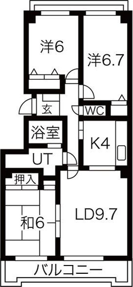 ラ・ヴィレット城屋敷の物件間取画像