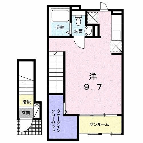 メゾン・ジョワエイトの物件間取画像