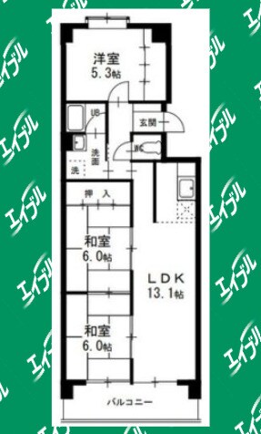 メゾン島田の物件間取画像