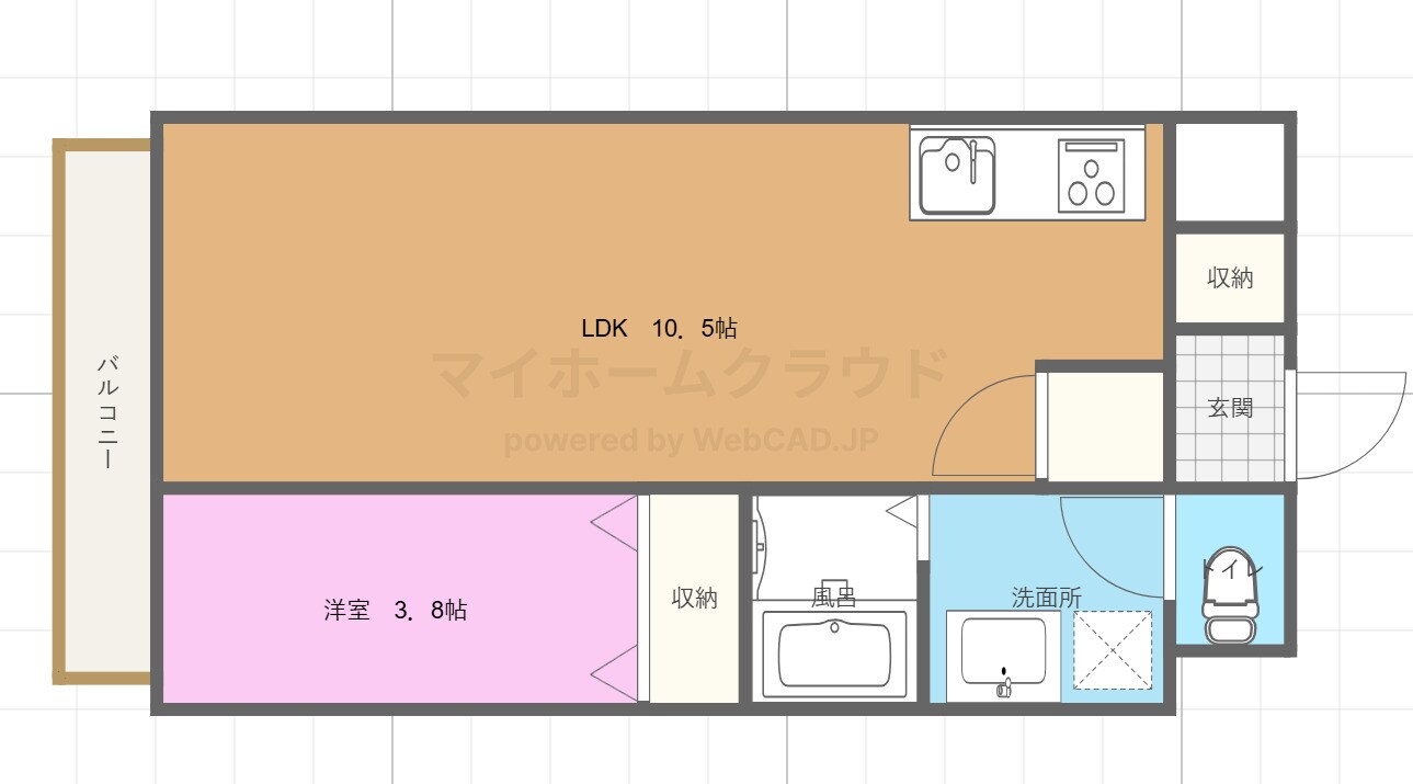 フォルクランド那古野の物件間取画像