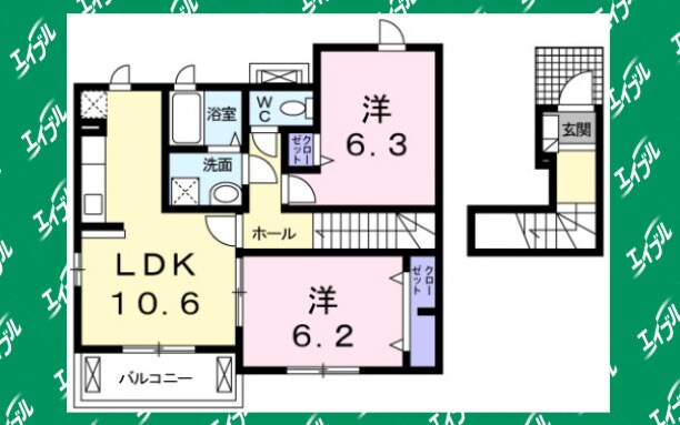 ベル☆デーア　東海の物件間取画像